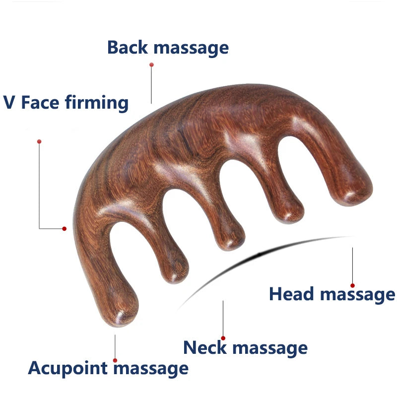 Wooden Massage Comb